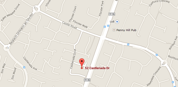 Map of Just Natural Therapies Location